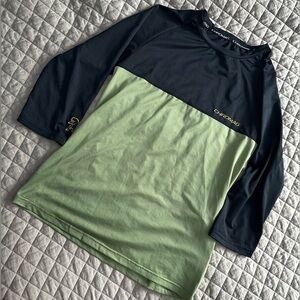 Women’s Green and Black MTB 3/4 Sleeve Jersey